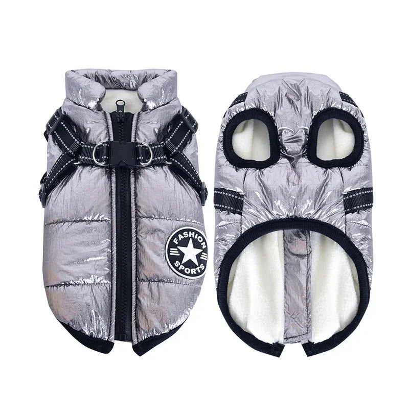 Waterproof Dog Coat with Harness