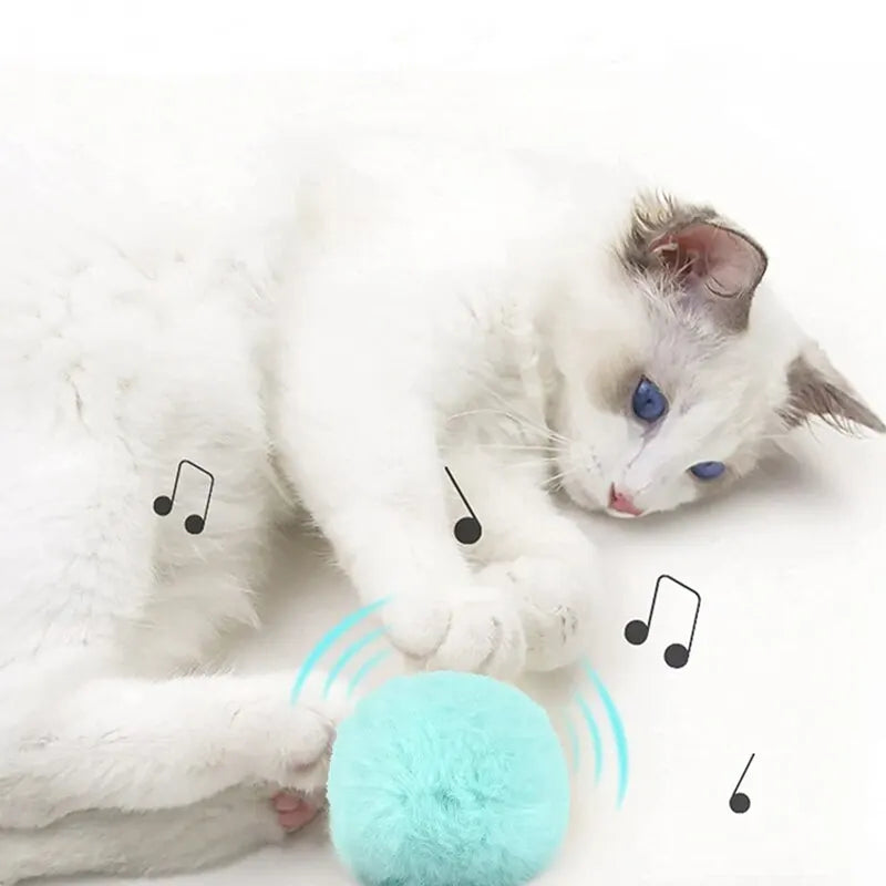 Animal Sound Fluffy Balls for Cats