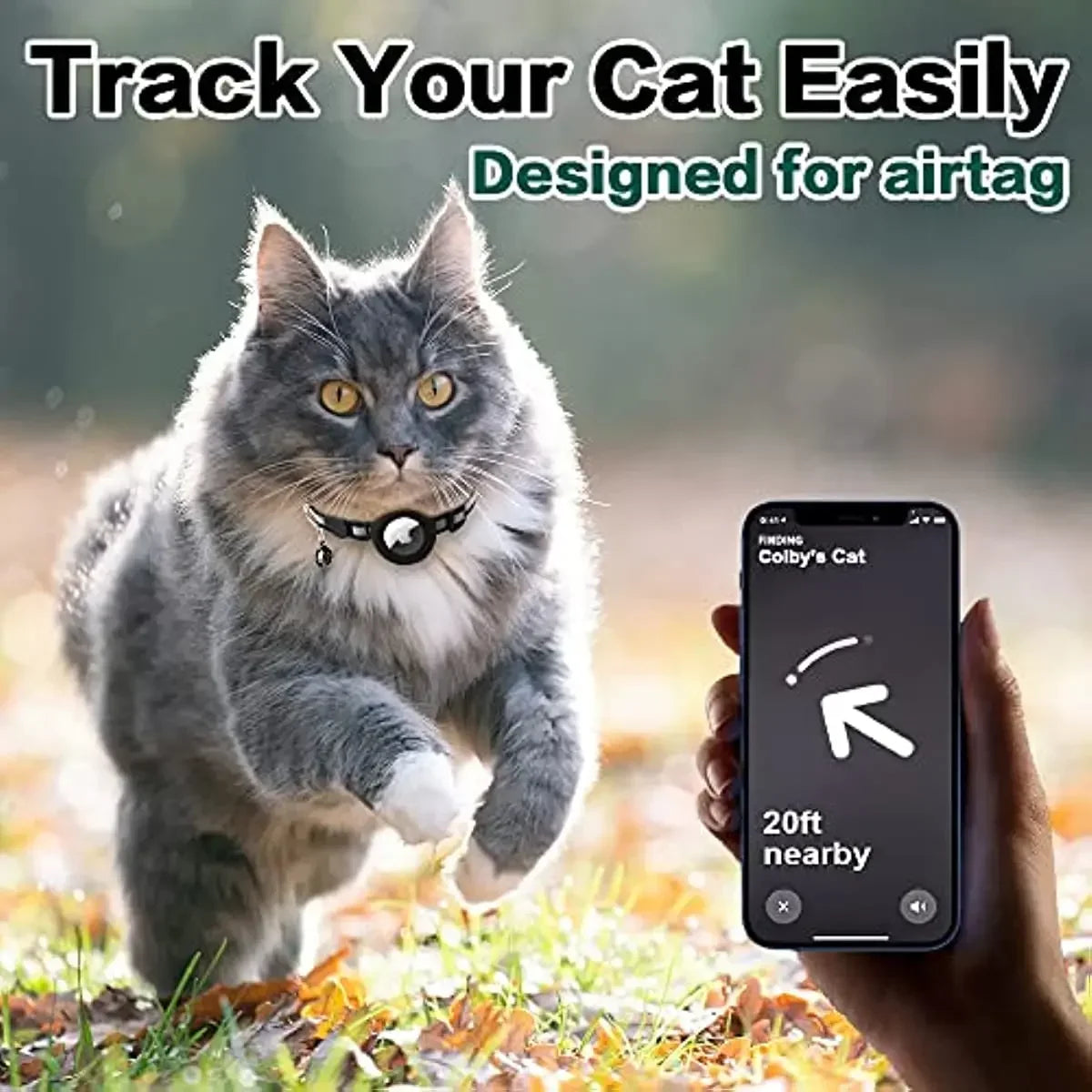 Cat Collar Designed for AirTag