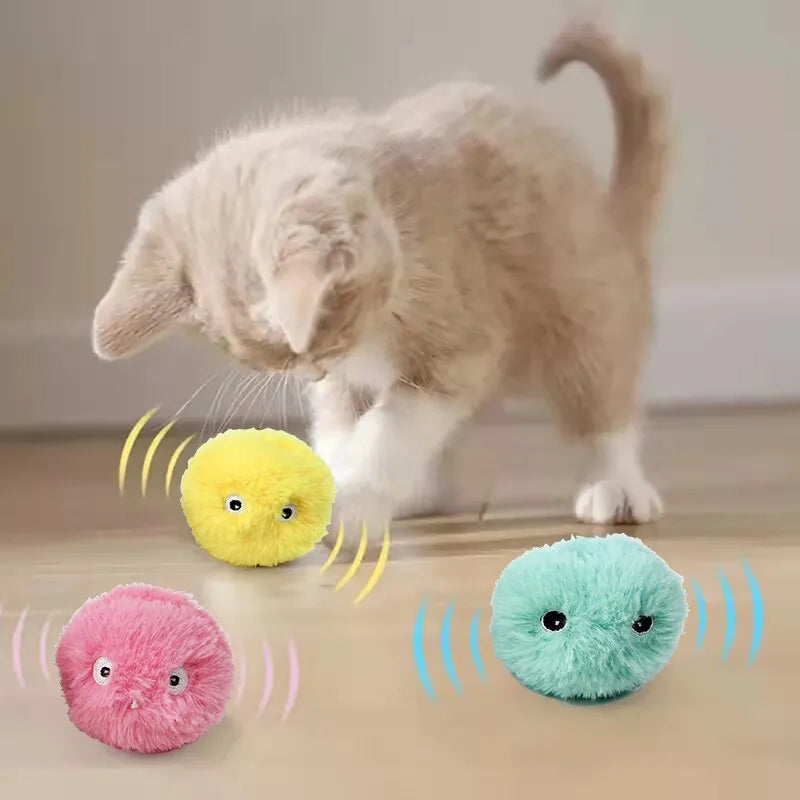 Animal Sound Fluffy Balls for Cats